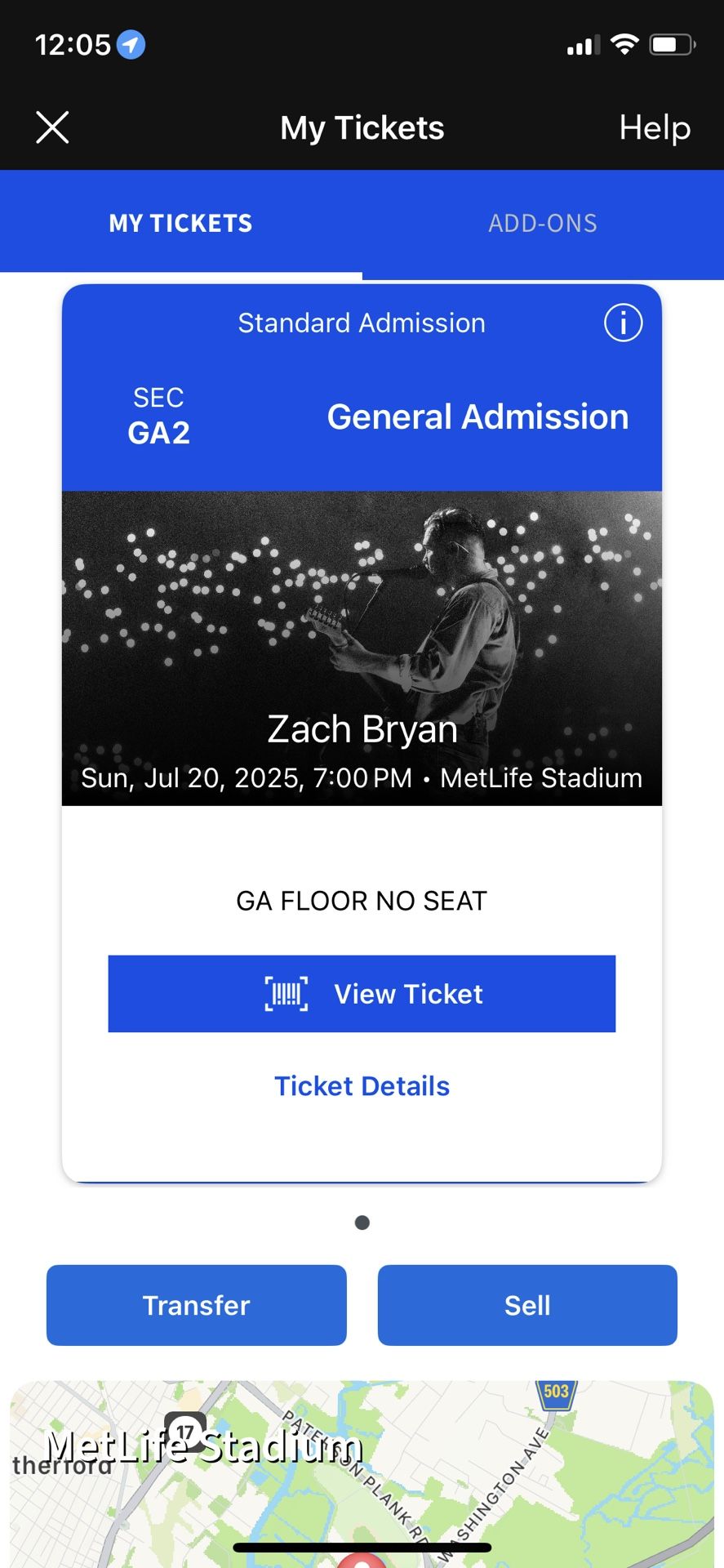 ZLB TICKETS JULY 20