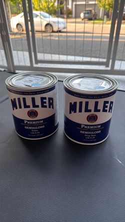 Miller Paints Premium Semigloss Interior Paint – 2 Quarts