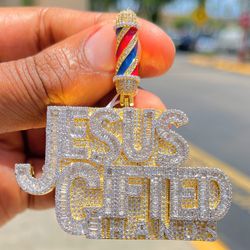 Jesus Gifted Barber Pendant