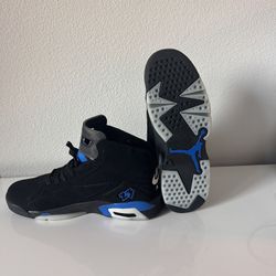 Nike Air Jordan 6  MVP - Men's (DZ4475-140, Black/University Blue ) 