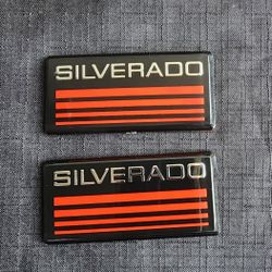 Silverado Pillar Badges Cab Emblems