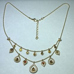 Necklace W/ Crystals 