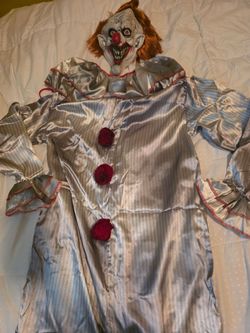 Scary Evil Clown Costume