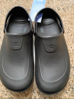 SHOES FOR CREWS ZINC BLACK CLOGS UNISEX MEN'S 12 WOMEN'S 14 BRAND NEW