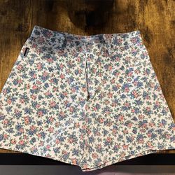 Floral High-Waisted Shorts (Purchased in Japan) – Unique & Cute