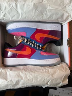 UNDEFEATED + NIKE ,  Air Force 1 LOW SP ‘Total Orange’ , M 9.5