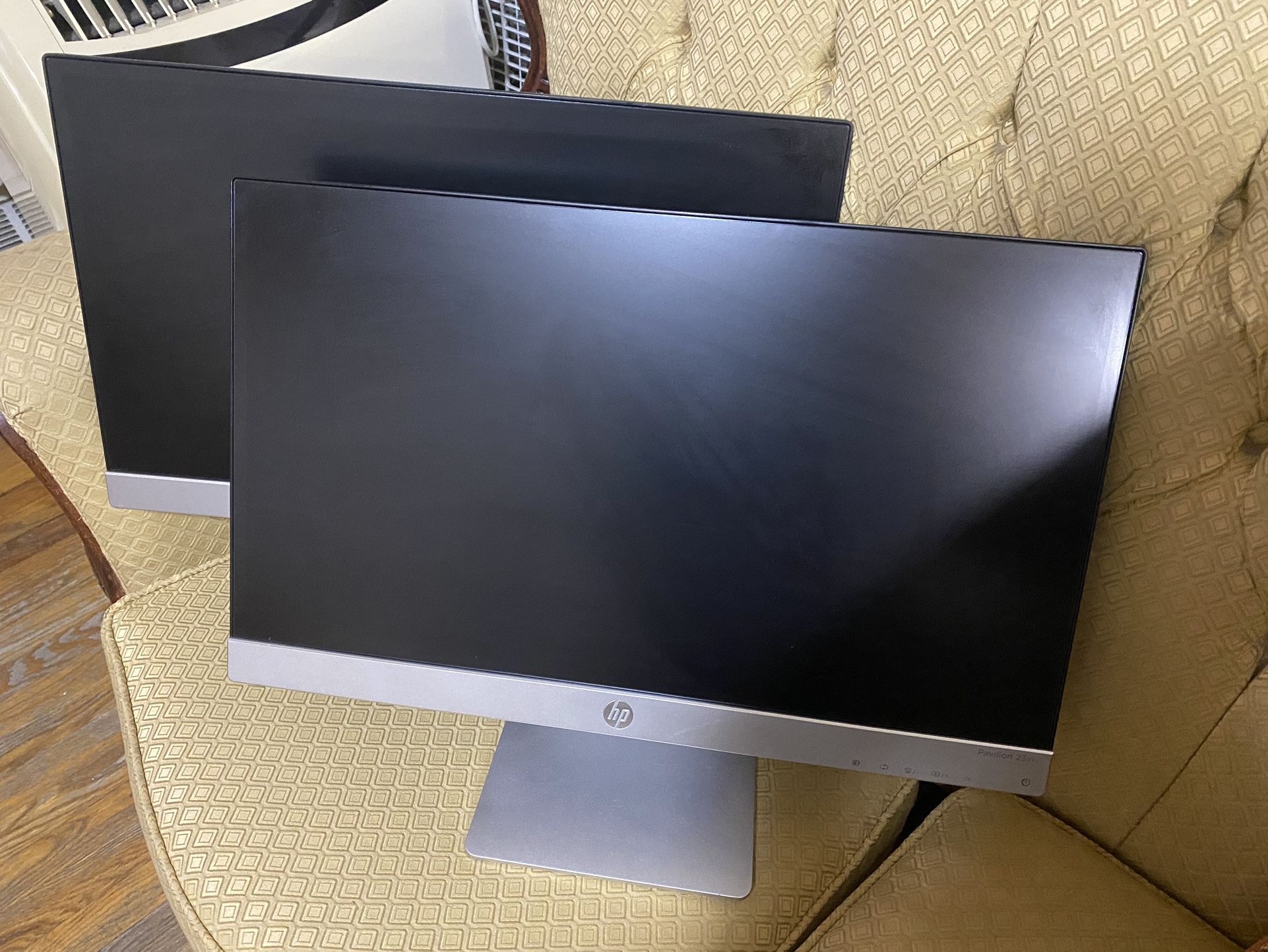 (2 X) HP Pavilion 23xi Monitor 23” IPS Backlit LED VGA HDMI DVI-D HDCP 1920 x 1080 A/C