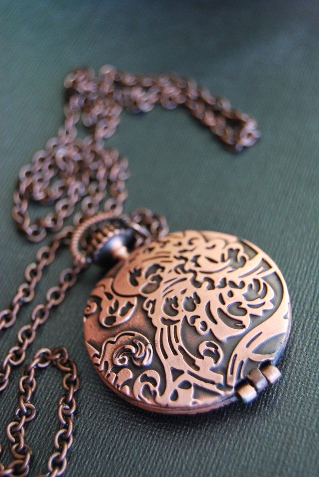 Vintage Style Locked Necklace / Amulet / Talisman