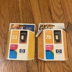 HP 23 And HP 78 Tricolor Ink Cartridges