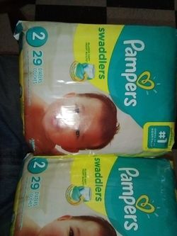 Pampers swaddlers size 2