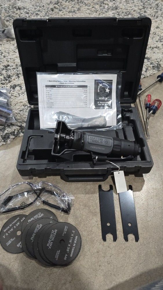 Matco Tools 3" Reversible Cut Off Tool Kit MT2871RK