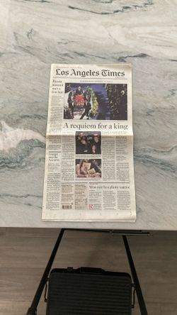 Michael Jackson Requiem LA Times 7-8-2009