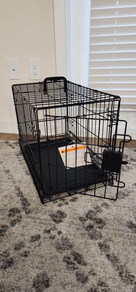Foldable Dog metal Crate, single door 22 inch - BRAND NEW