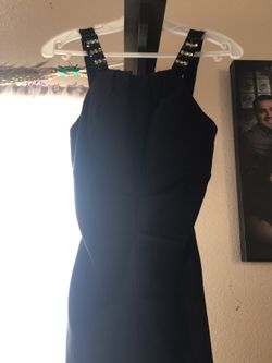 Black long elegant dress
