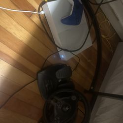 Xbox 1 + Controller + Racing wheel and pedals
