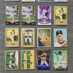 Derek Jeter Lot of 20 Total Baseball Cards HIGH GRADE MINT HOF New York Yankees