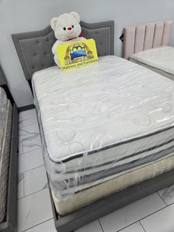 Queen Sizes Bed With Mattress