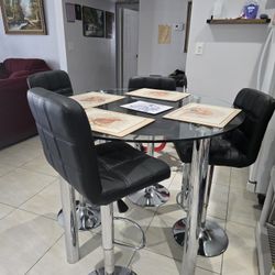 High Chair And High Table