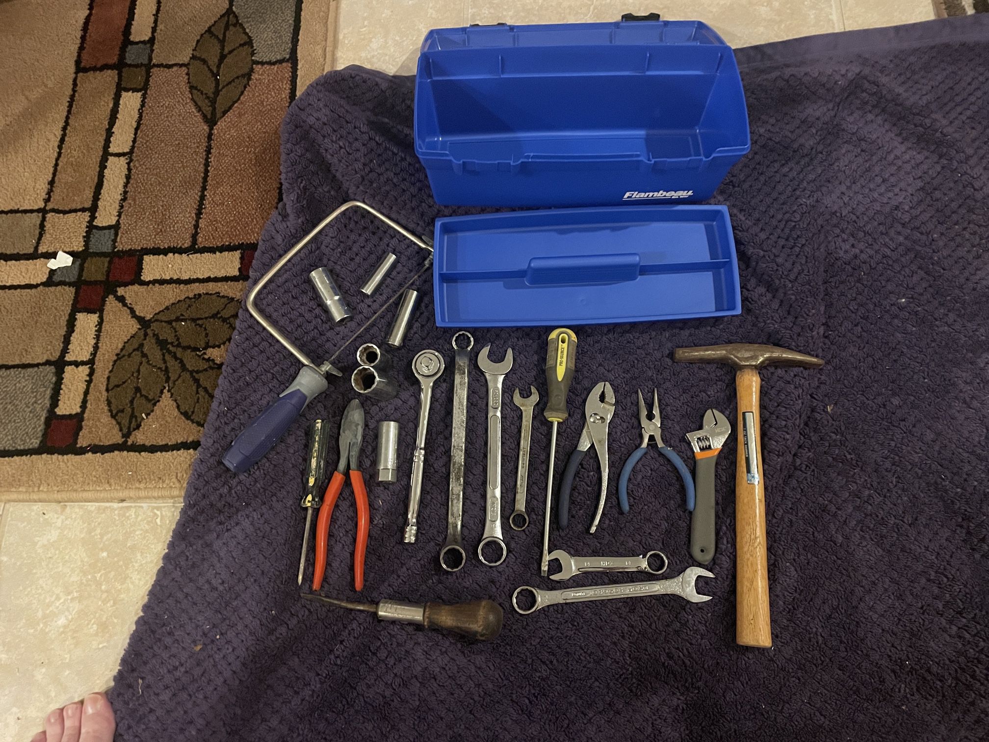 Tool Set with Tool Box