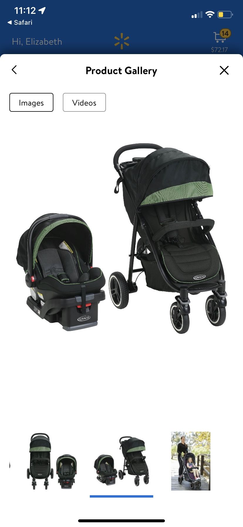 Graco Aire4 XT Stroller and Car Seat