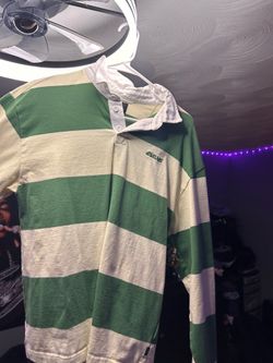 Med cotton green/tan VANS long sleeve(tag on)