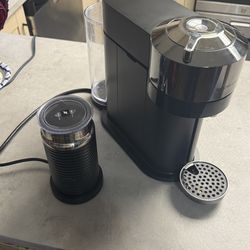 Nespresso Vertuo Next Deluxe with Milk Frother (Dark Chrome)