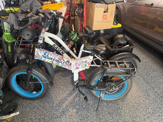 Sasikeibike Fat Tire Folding Electric Bike