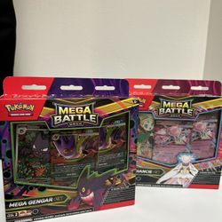 Mega Gengar EX And Mega Diancie EX Mega Battle Deck Lot