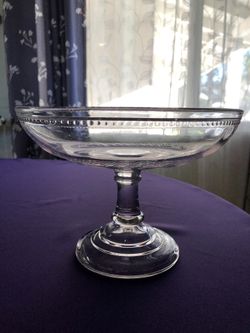 Glass Candy/Serving Dish or Centerpiece