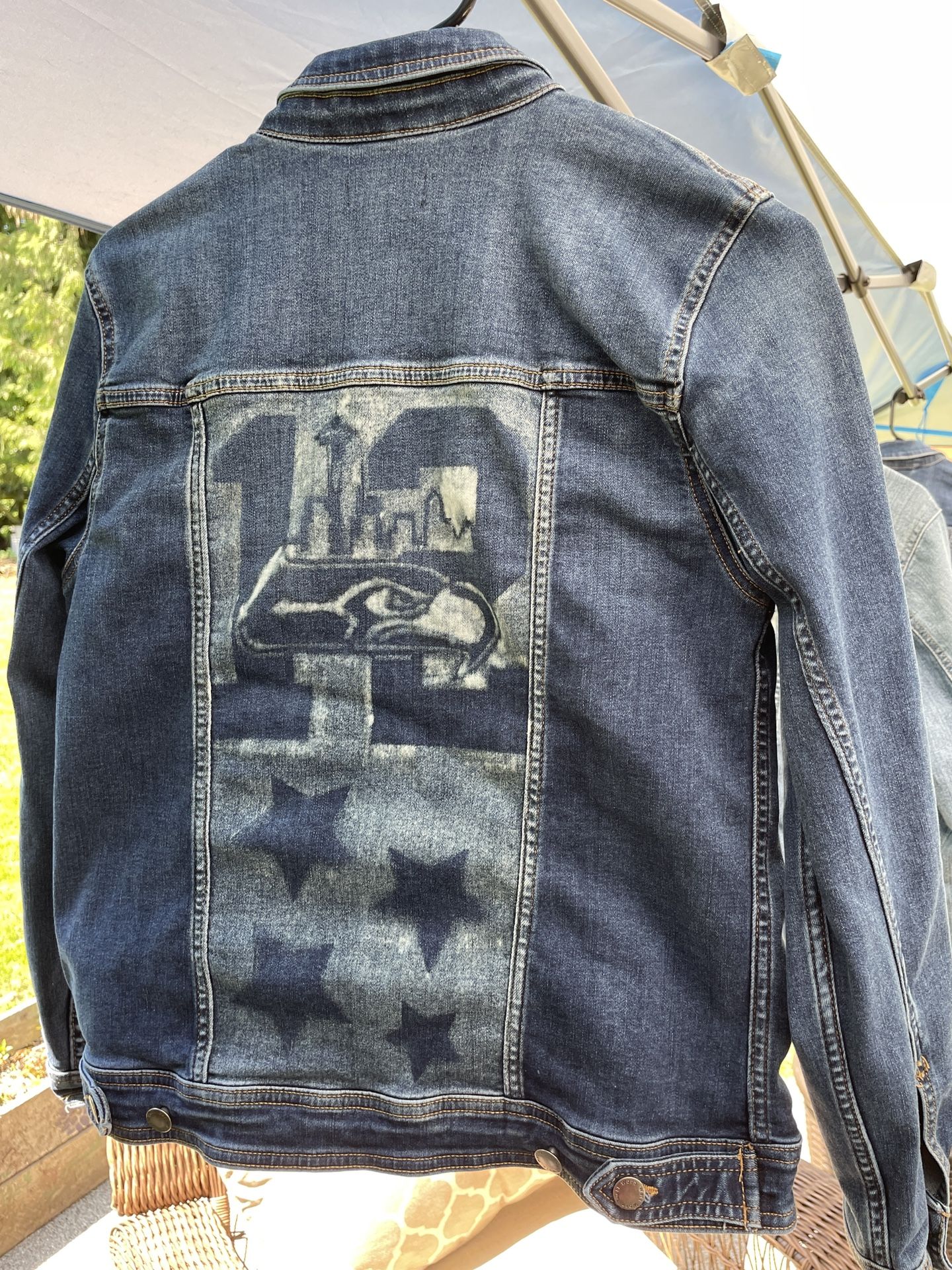 Well Worn Woman Denim Jean Jacket Size M