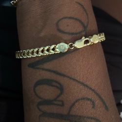 10k Roped Bracelet