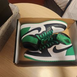 Air Jordan 1 Retro High OG Lucky Green Men's Size 9