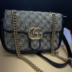 GUCCI MONOGRAM MATELASSE SHOULDER BAG