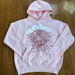Pink Sp5der OG Web Hoodie 2023