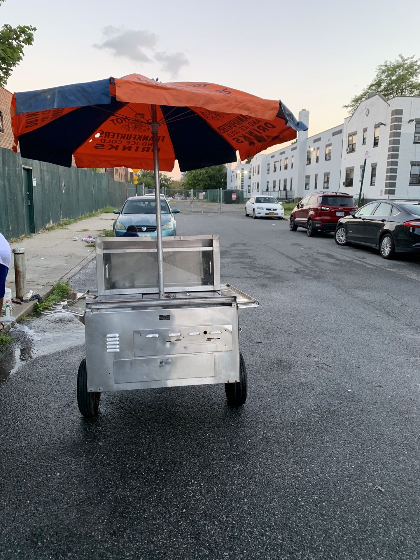 Vintage Hot Dog Cart 