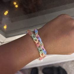 Two Set Rubber Band Bracelet