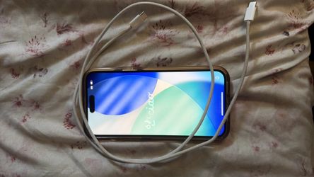 Apple iPhone with USB-C Cable