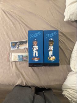Dodgers SGA Bobbleheads Fred McGriff and Brian Jordan