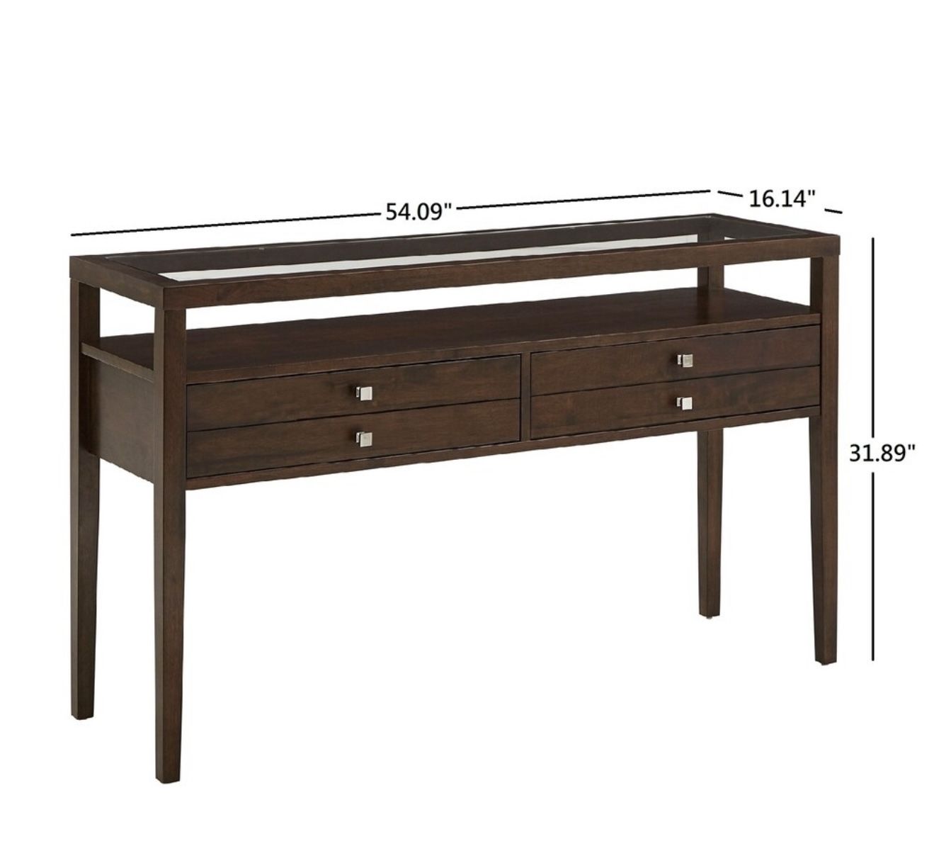 Strick & Bolton Aristo Halifax Brown Console Table