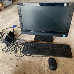 Dell Computer Screen Keyboard Mouse 19”