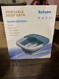 Reluen Portable Heated Foot Bath