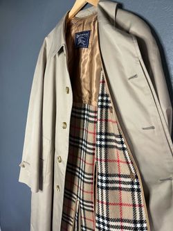Authentic Burberry Coat Designer Jacket Size Large