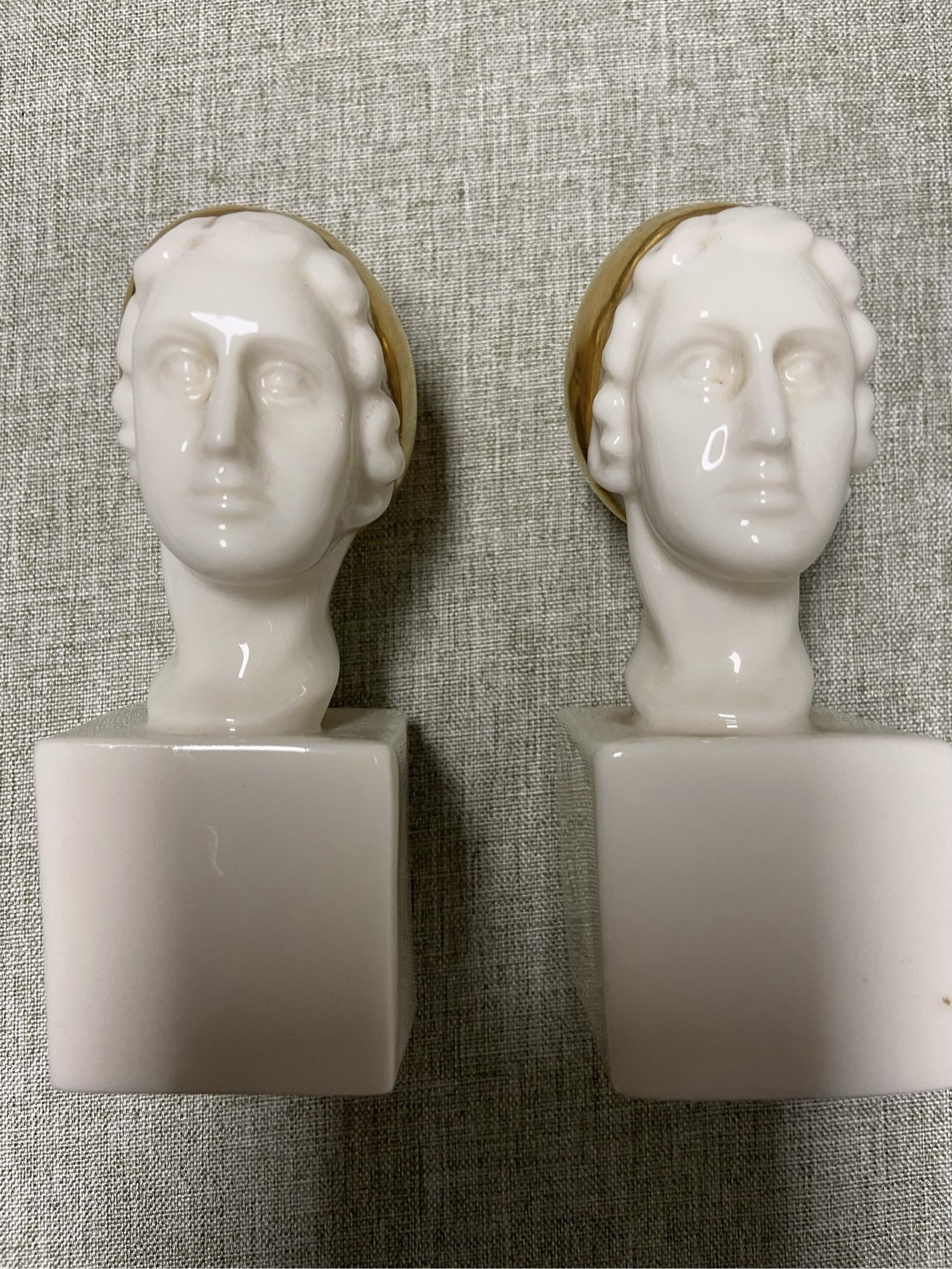 Collectible Pair Of Lenox Busts