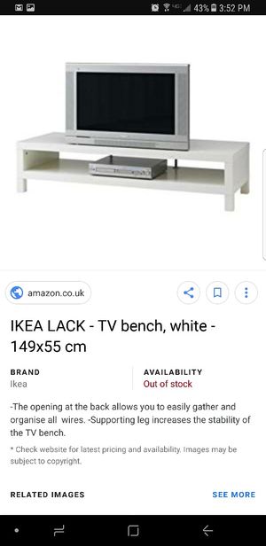 Ikea Lack Tv Bench White Brand New In Box For Sale In High Point