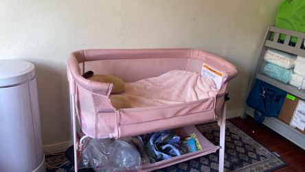 Pink bassinet