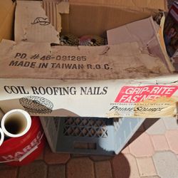 Free Roofing Nails.  2 Layers 
