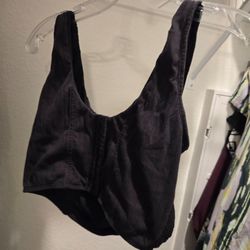 Cropped tank top corsetish