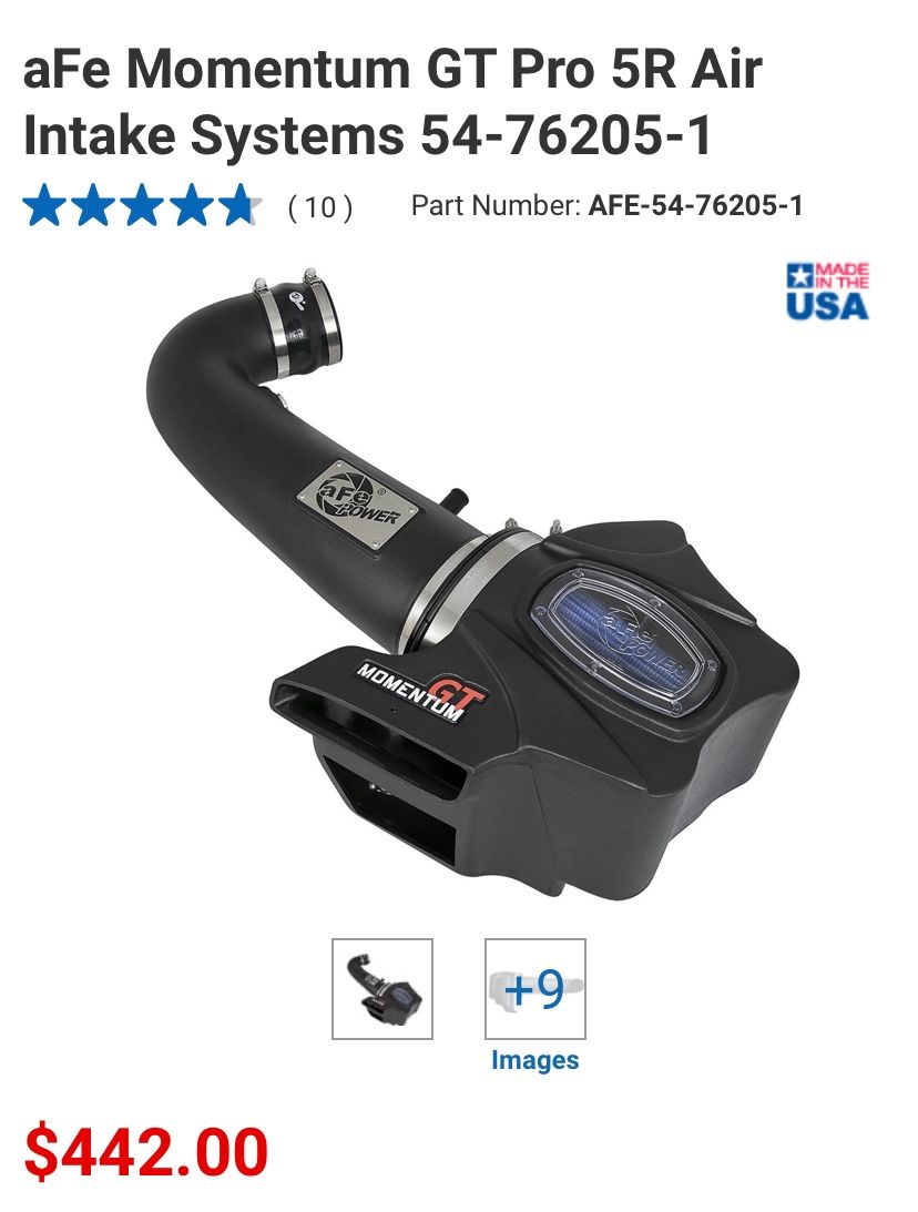 Cold Air Intake System For Durango Hemi