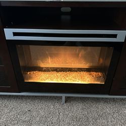 Electric Fireplace Heater With Remote