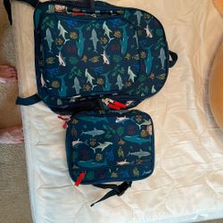 Small Background Ack And Matching Lunch Bag